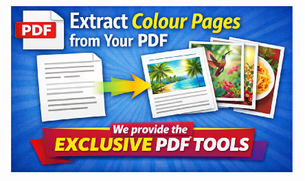 PDF colour page extractor tool interface
